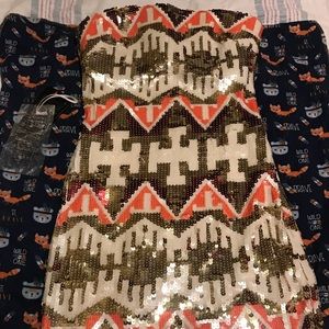 NWT New Years Eve Sequins Mini / Cocktail Dress